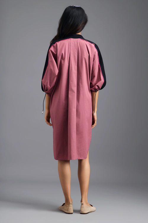 Pink Oversized Boxy Dress