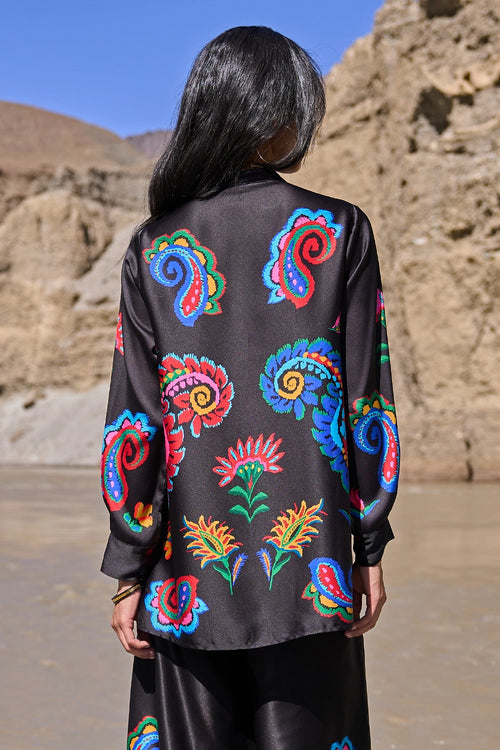 Multicolor Paisley Shirt