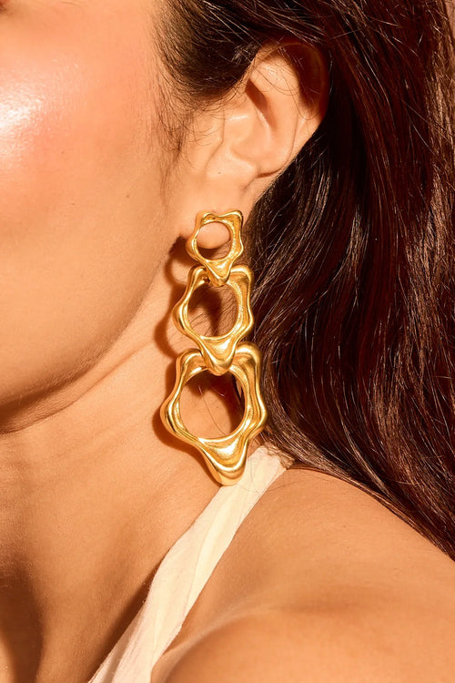 Fluid Trio Earring