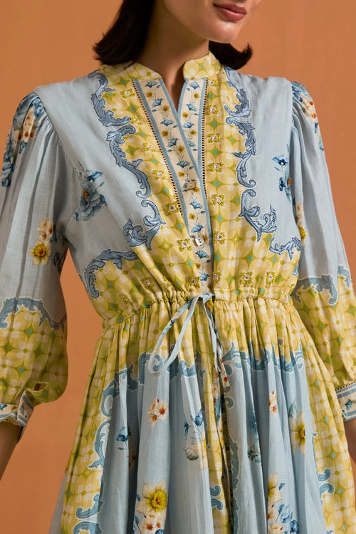 Sky Blue Verdant String Dress