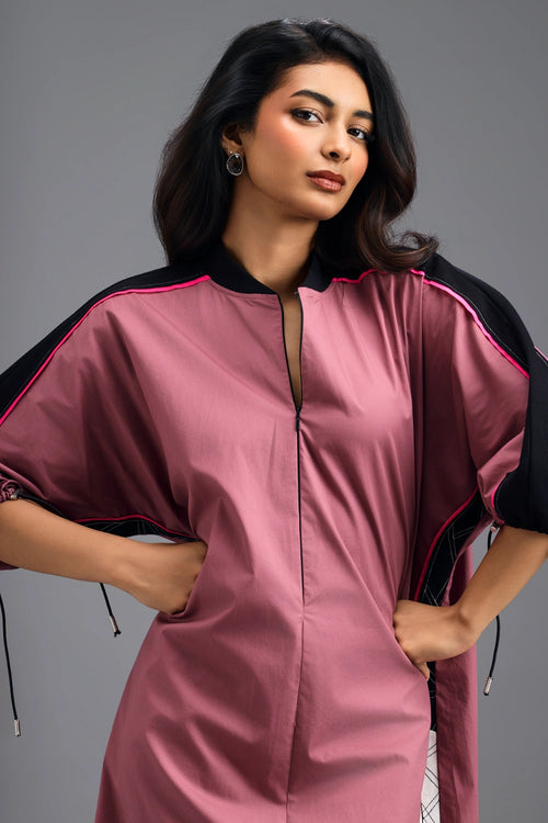 Pink Oversized Boxy Dress
