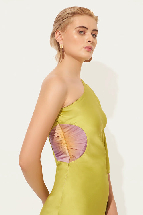 Lime Green Aethera Gown