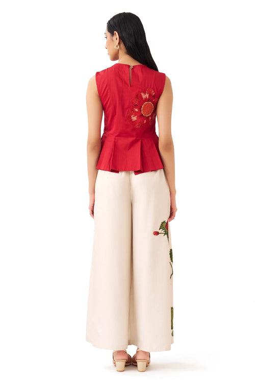 Silk Poppy Co-ord Set