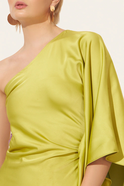 Lime Green Aethera Gown