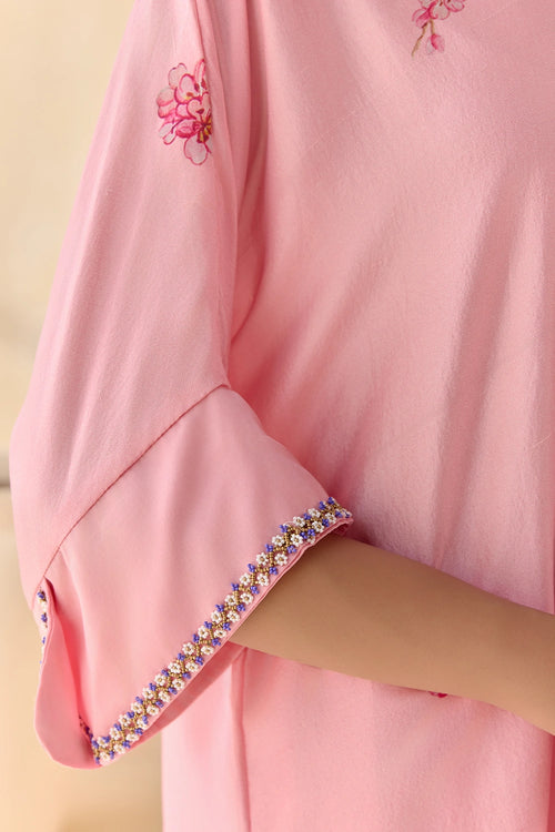 Saumya Peach Kurta Set