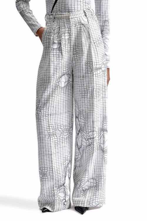 Entangled Mesh Tailored Trousers