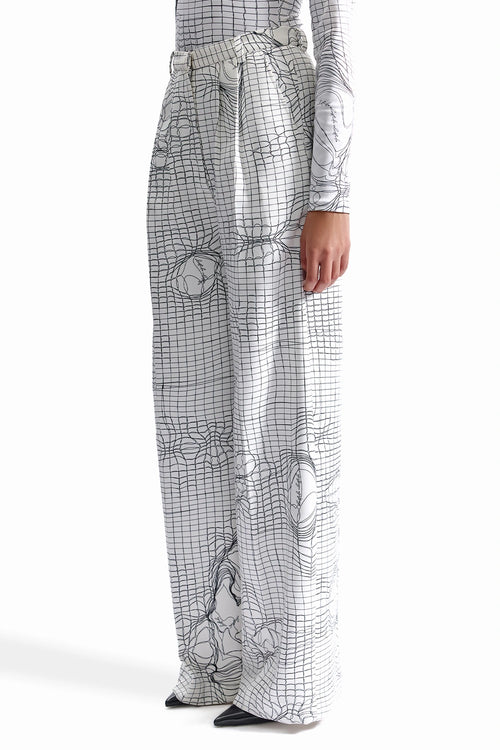 Entangled Mesh Tailored Trousers