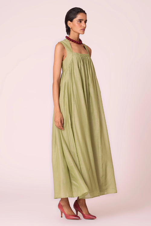 Themis Green Maxi Dress