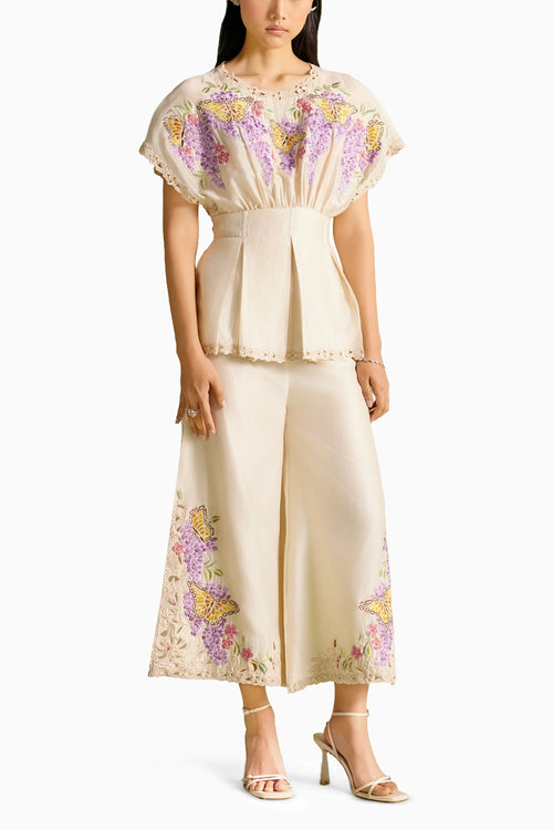 Ivory Butterfly Co-ord Set