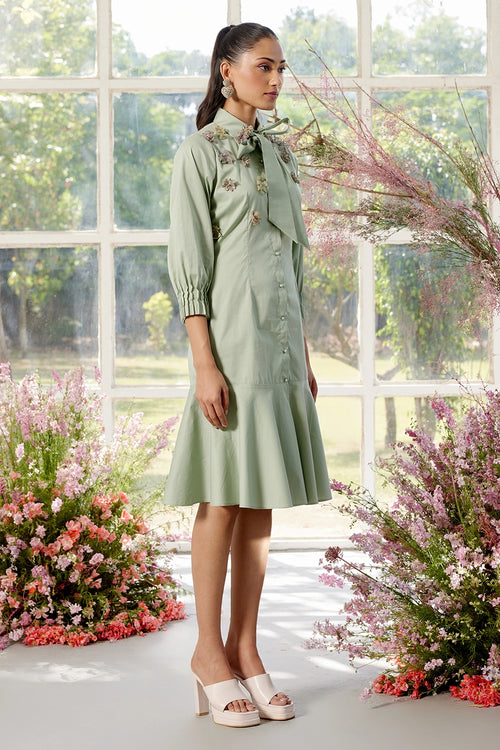 Kate Green Midi Dress