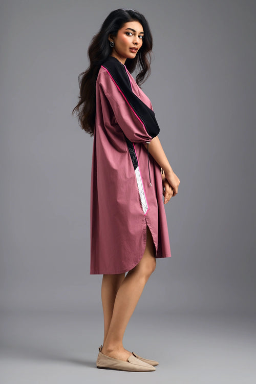 Pink Oversized Boxy Dress
