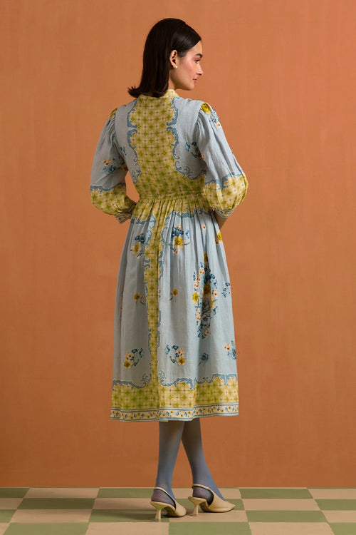 Sky Blue Verdant String Dress