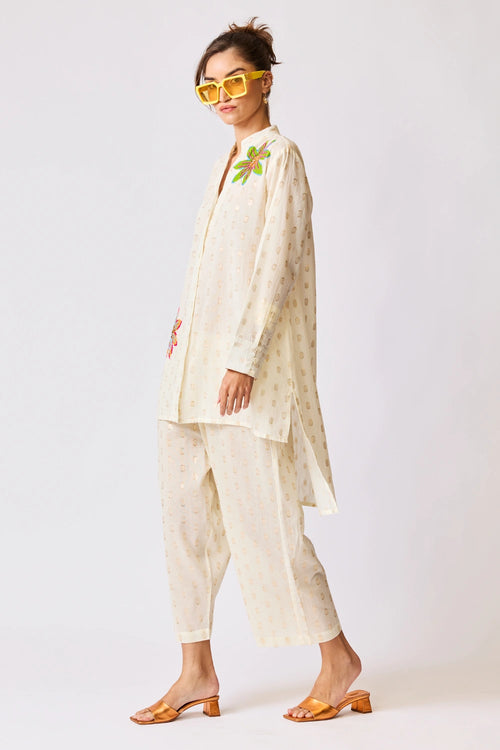 Ivory Bloom Pant