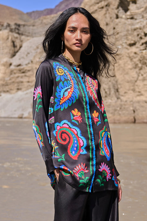 Multicolor Paisley Shirt