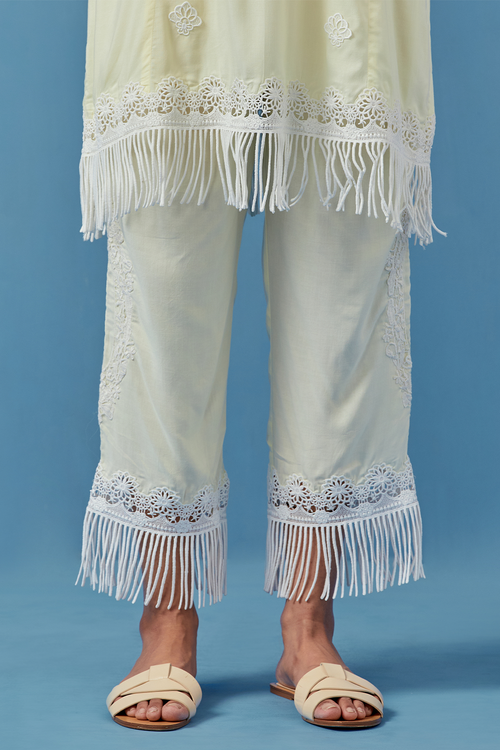 Miral Yellow Kurta Set