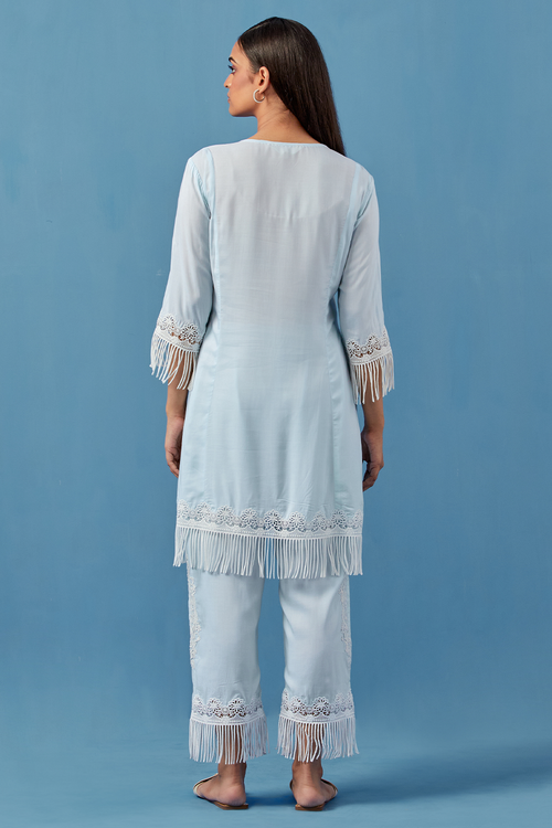 Miral Aqua Kurta Set