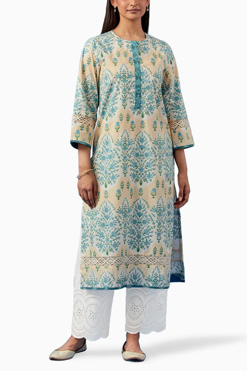 Lemon Kainoosh Kurta and Pants