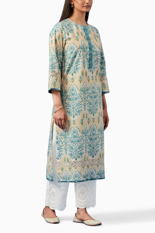 Lemon Kainoosh Kurta and Pants