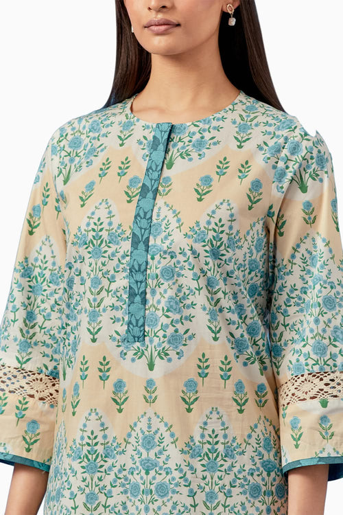 Lemon Kainoosh Kurta and Pants