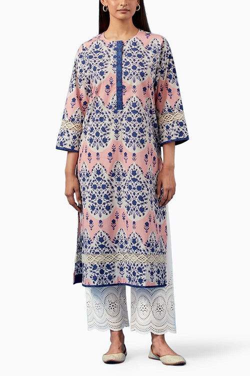 Pink Kainoosh Kurta and Pants