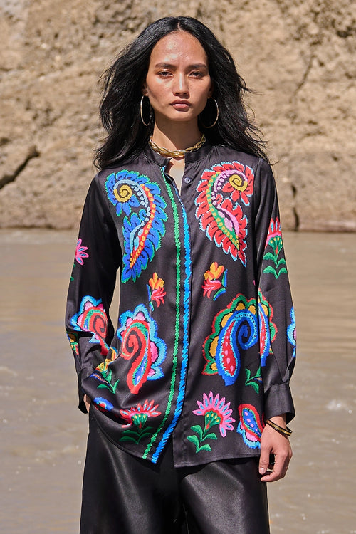 Multicolor Paisley Shirt