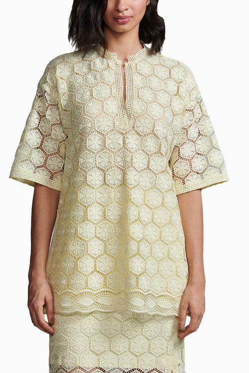 Lemon Lace Top