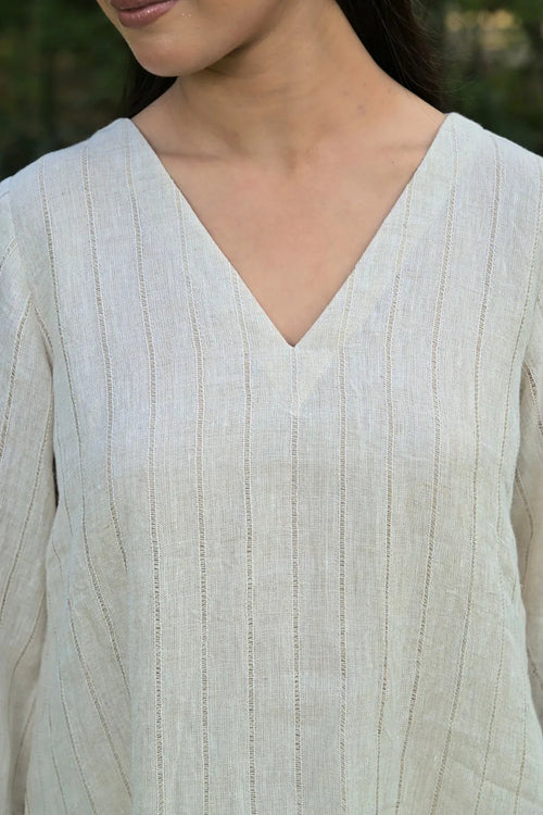 Beige Linen Co-ord