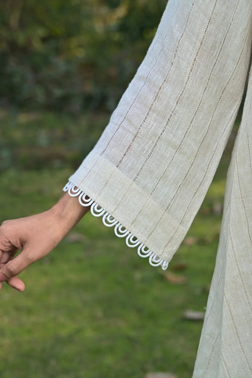 Beige Linen Co-ord