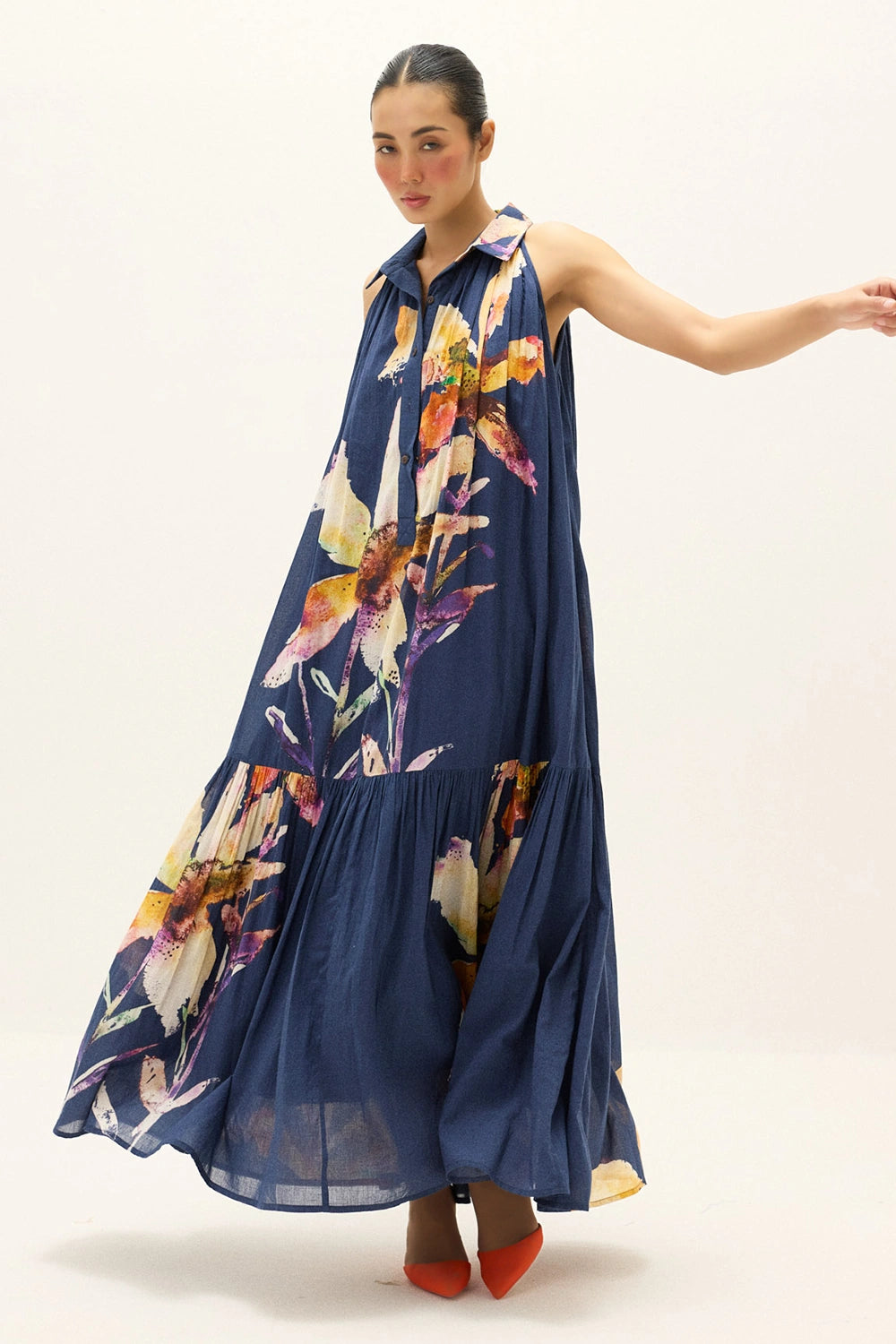 Blue Multi Dania Dress