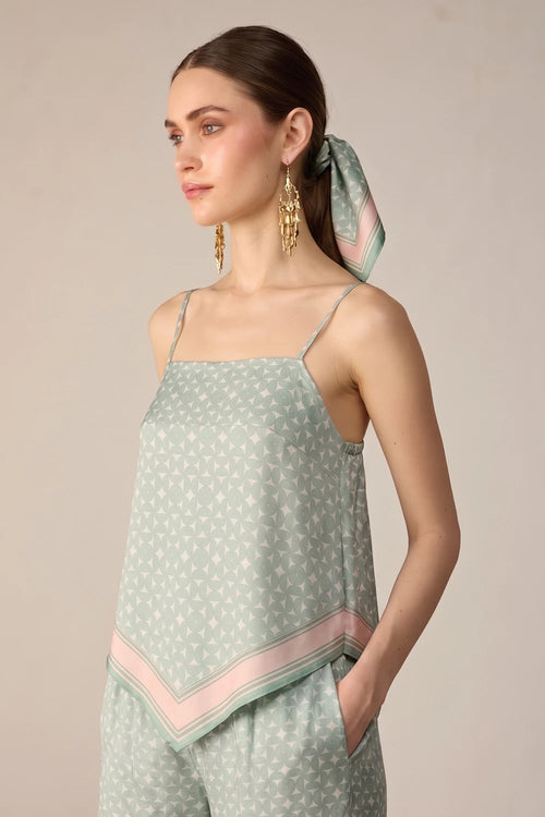 Green Yuna Top Co-ord Set
