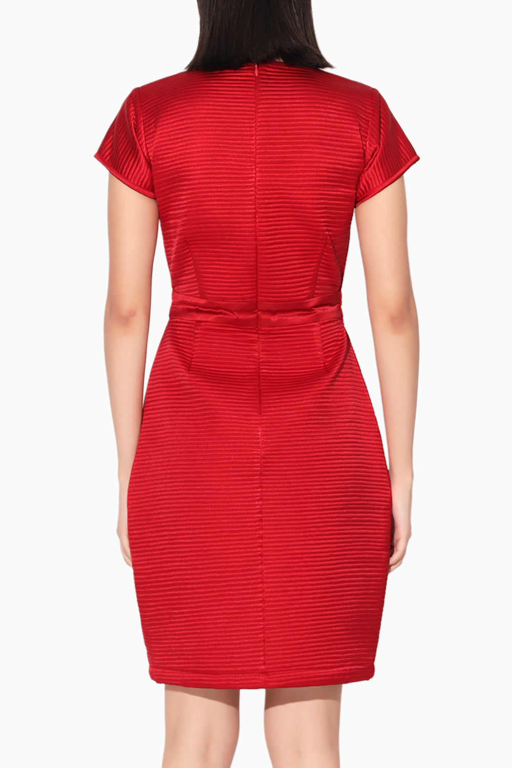 Orion Red Quilted Dress