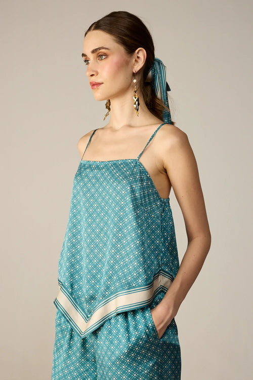 Teal Yuna Top Co-ord Set