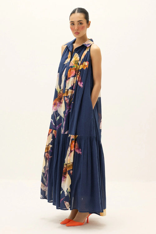 Blue Multi Dania Dress