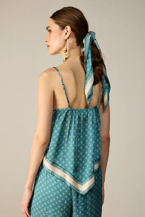 Teal Yuna Top