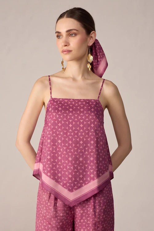 Maroon Yuna Top