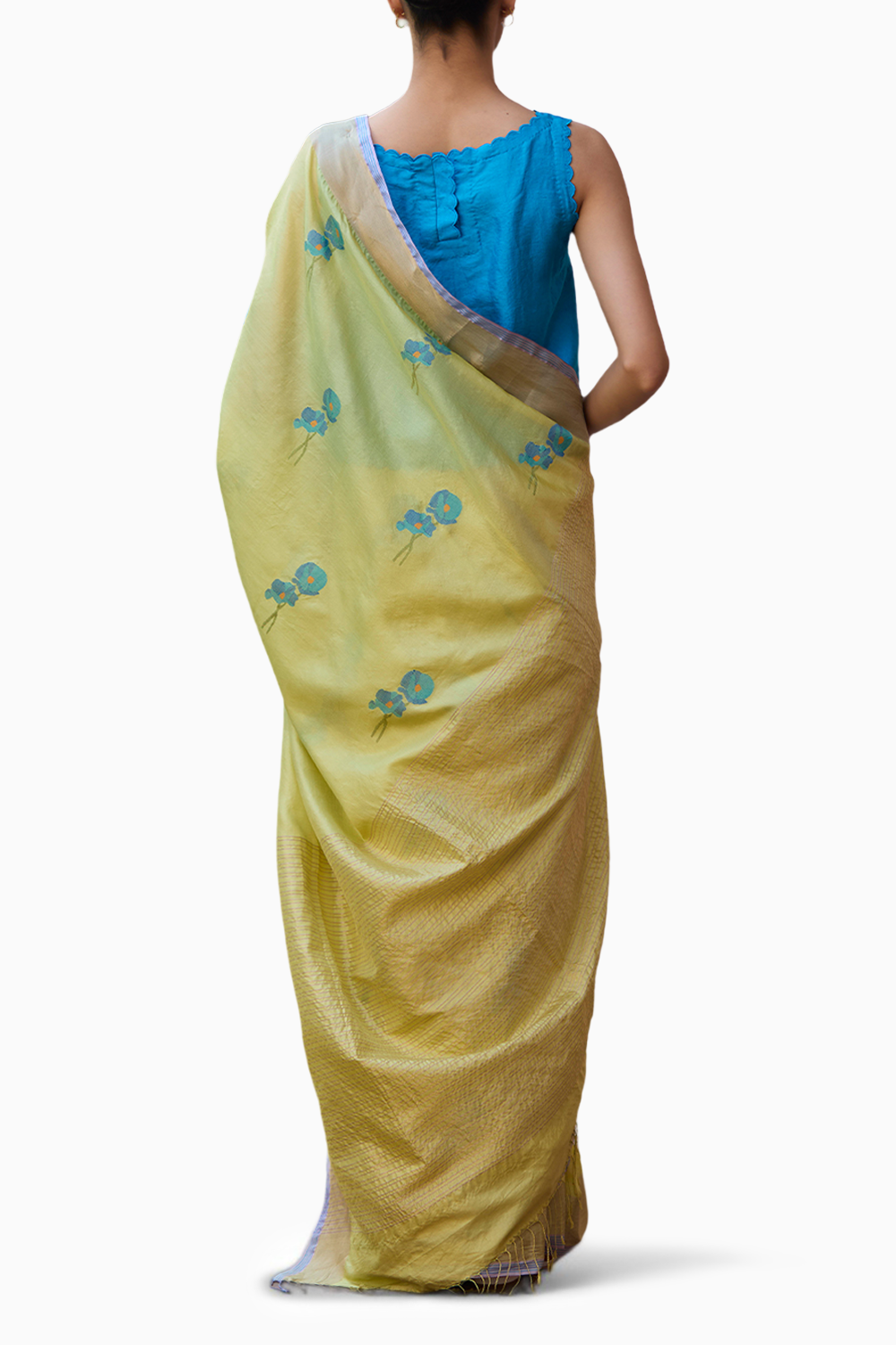 Grassling Jamdani Saree