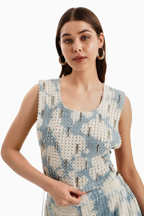 Cloud White Lazercut Bib and Pants Set