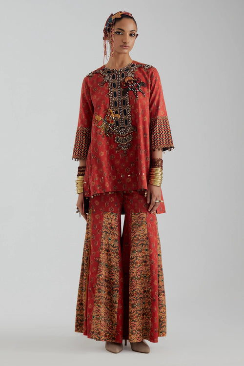 Sindoor Mitra Short Kurta Set