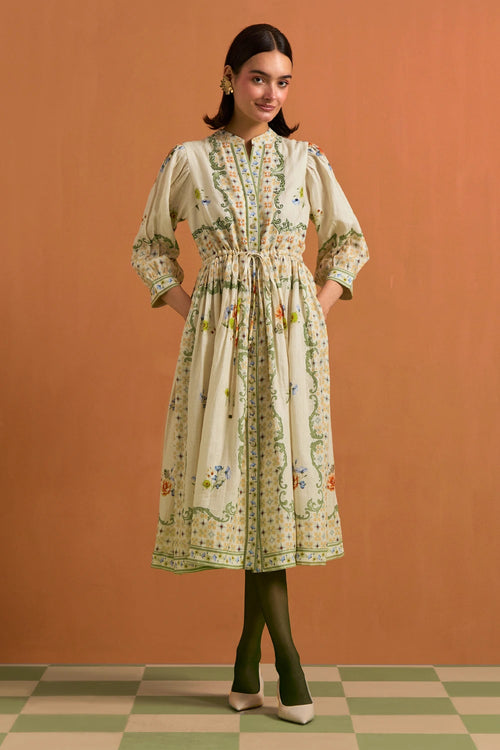 Ivory Verdant String Dress