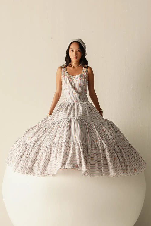 Lily Multi-Striped Dress