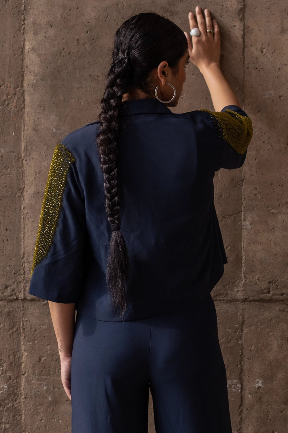 Blue Winged Crystal Comfort Jacket