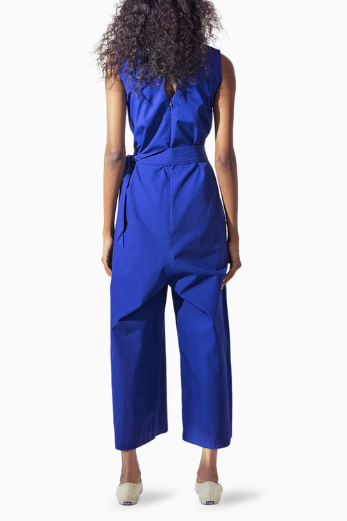 Bluish Blue Jumpsuit