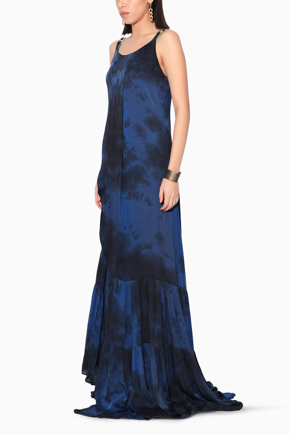 Ingrid Tiered Blue Gown