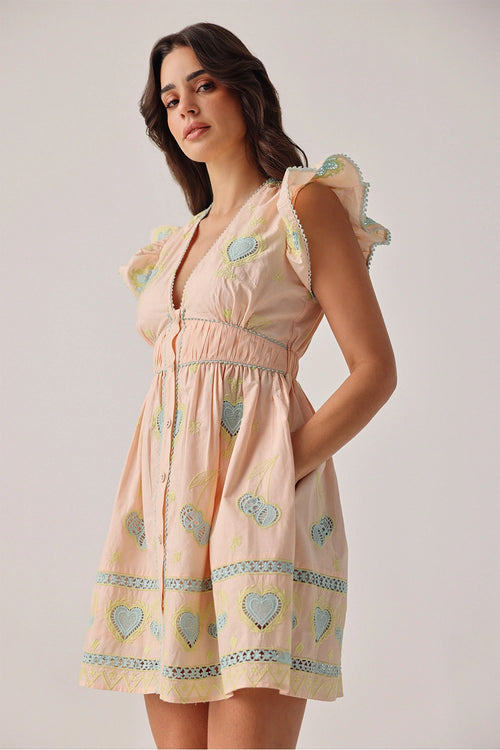 Peach Isles Estella Mini Dress