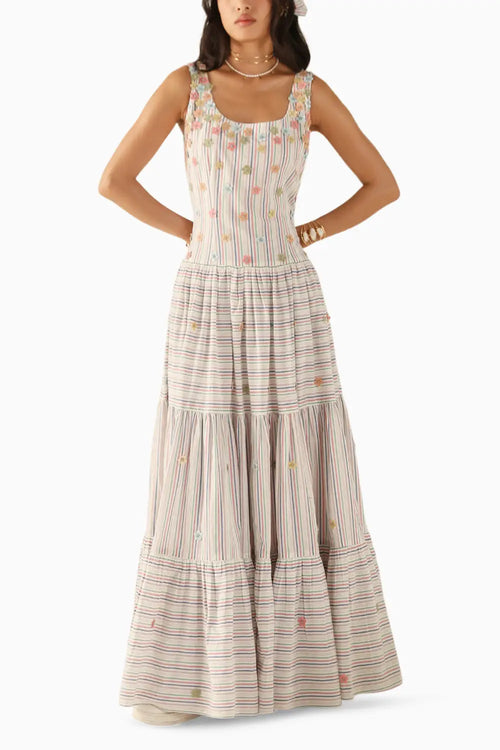Lily Multi-Striped Dress