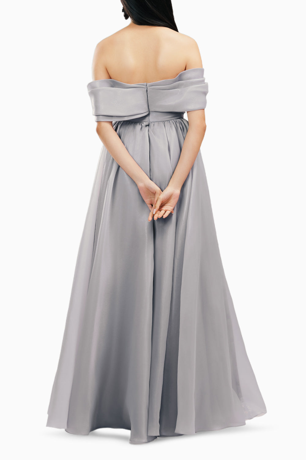 Celeste Off-Shoulder Pleated Dress