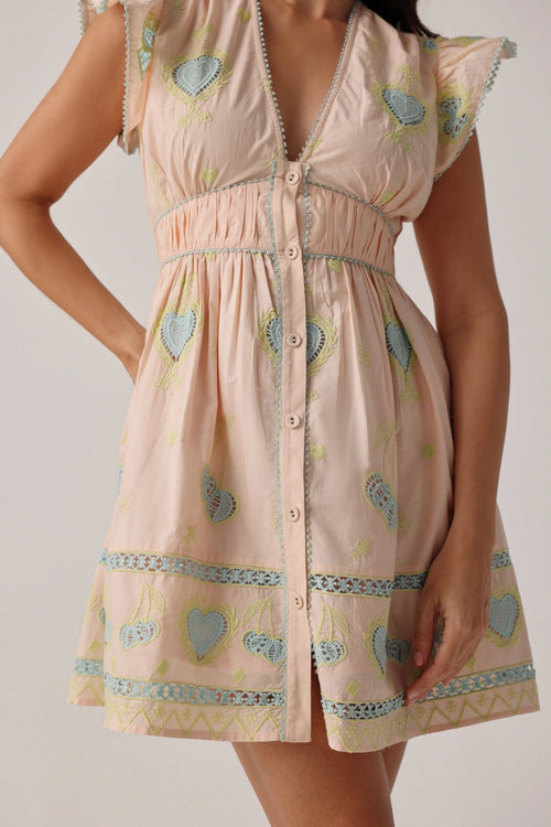 Peach Isles Estella Mini Dress