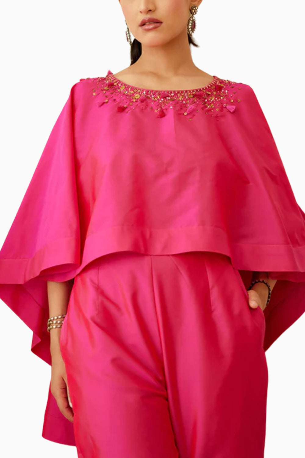 Rani Pink Embroidered Co-ord Set