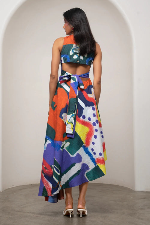 Varen Tie-Up Dress