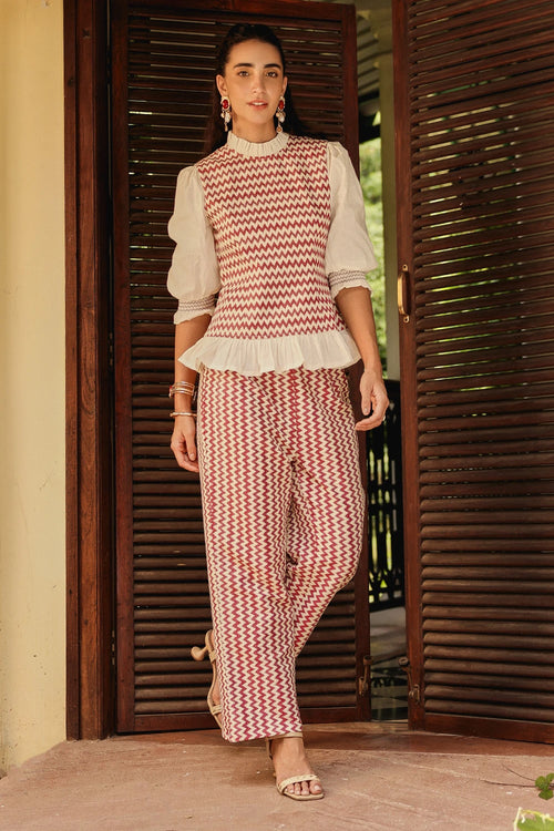 Chervon Chrochet Co-ord Set